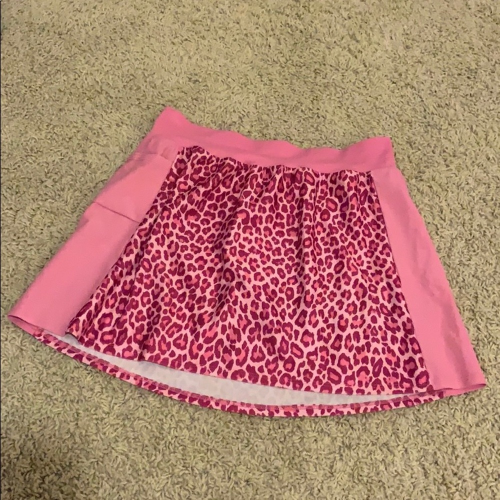 PINK LEOPARD TENNIS/SWIM SKIRT